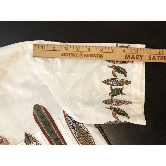 Royal Creations Hawaiian Shirt Mens Small USA Made Turtles Surf Boards - Picture 8 of 9